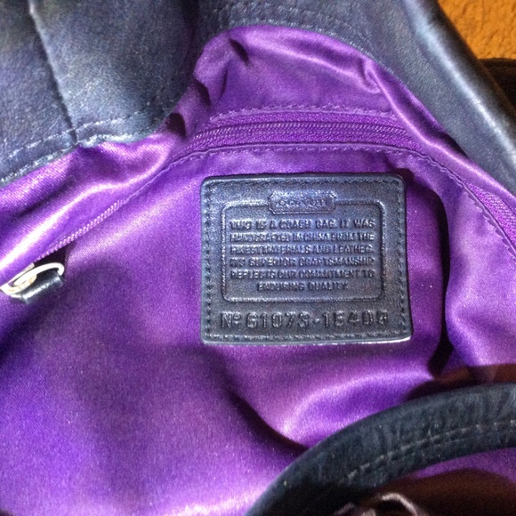 Coach leather purse high quality soft black leather - Picture 4 of 8